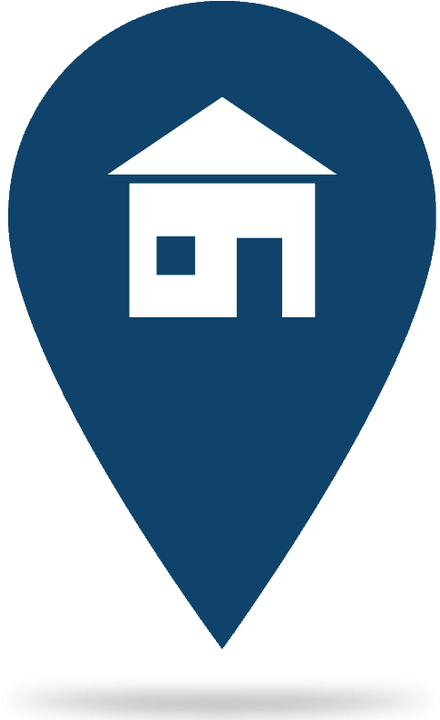 Find A Rental - Marker Home Png (503x800), Png Download