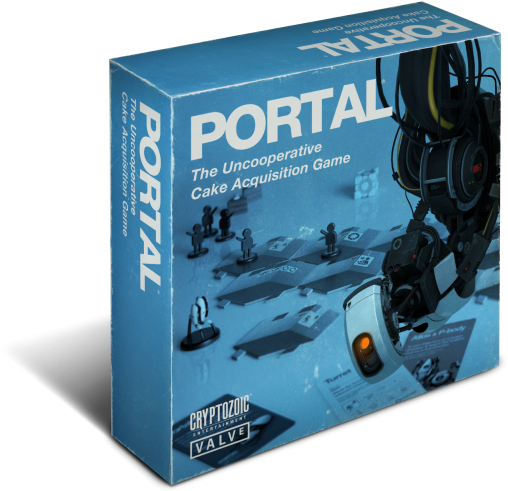 Portal Board Game The Uncooperative Cake Acquisition - Uncooperative Cake Acquisition Game (600x600), Png Download