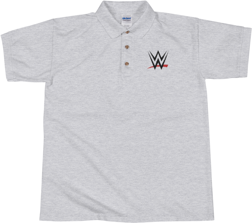 Wwe Logo Embroidered Polo Shirt - Wwe Network (900x900), Png Download