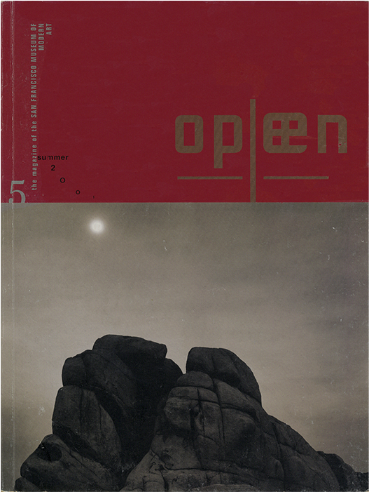 The Magazine Of The San Francisco Museum Of Modern - Open Magazine, No. 5 (1050x700), Png Download
