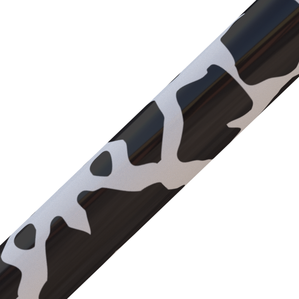 Black & White Cow Print - Design (600x600), Png Download