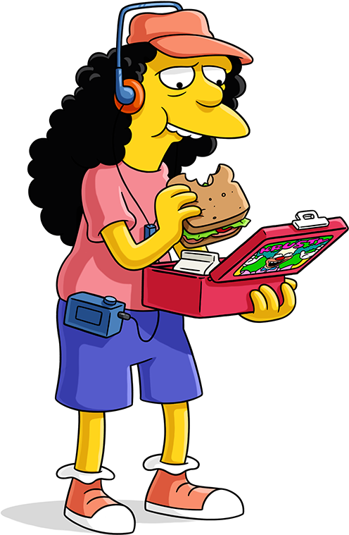 Otto - Simpsons Otto Mann Family (550x960), Png Download