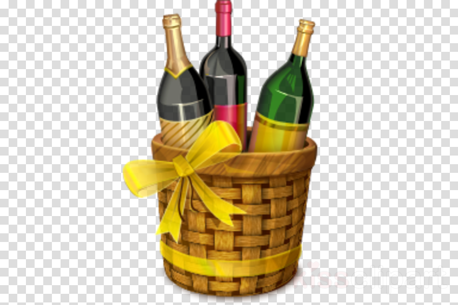 Wine Basket Png Clipart White Wine Common Grape Vine - Wine Basket Png (900x600), Png Download