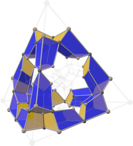 Rhombic Prisms, Lower - Triangle (544x599), Png Download