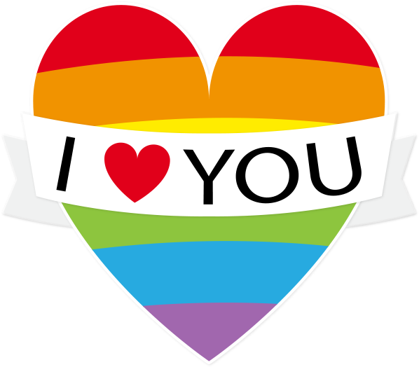 Gay Pride Lgbt Emoji For Imessage Messages Sticker-6 - Gay Heart Emoji (600x600), Png Download