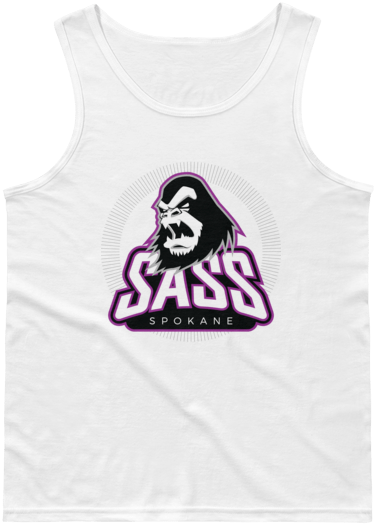 Anvil 986 Sass Logo Lightweight Unisex Tank - Top (600x600), Png Download