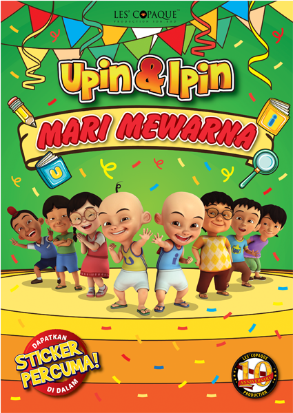 Cover Book - Upin Ipin Presents (640x640), Png Download