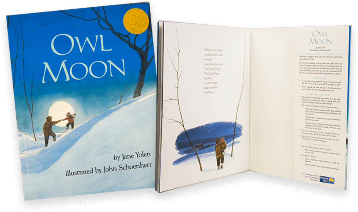 Usa Book List - Owl Moon By Jane Yolen (1200x1200), Png Download