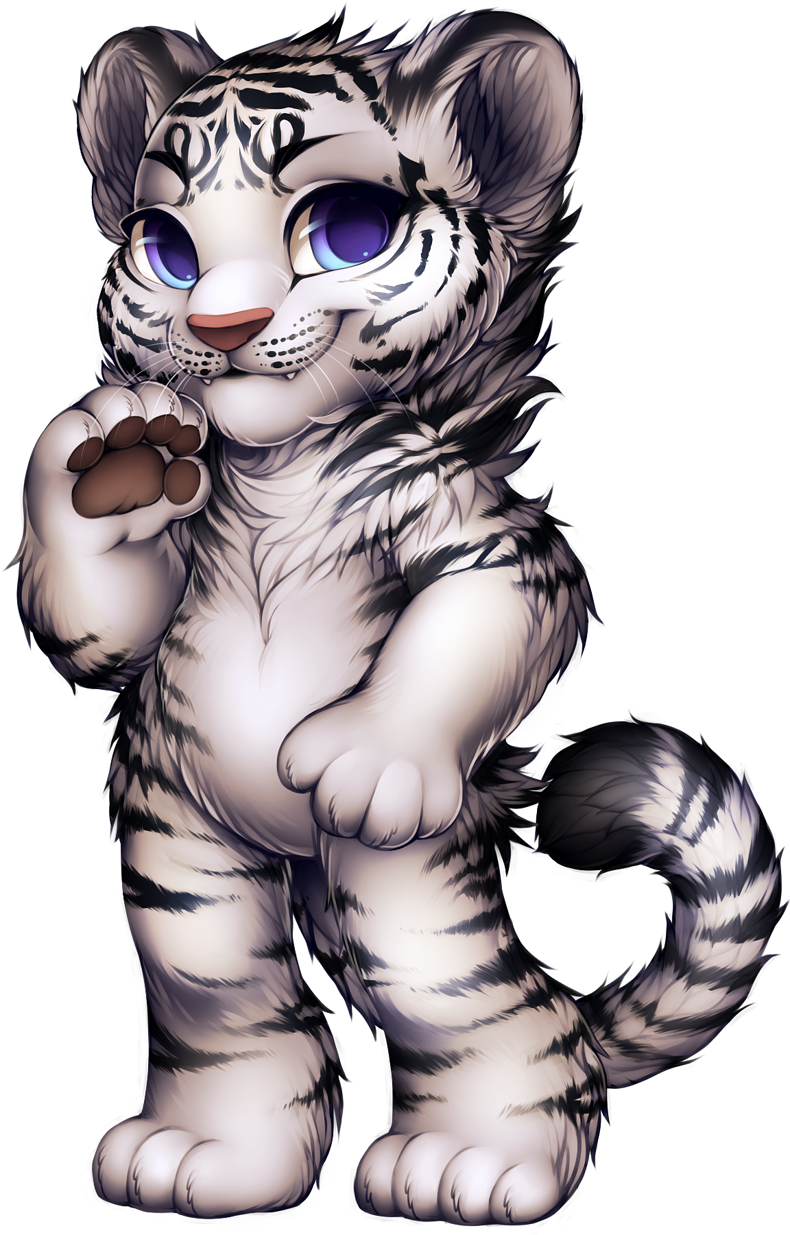 Caracal - - Cat - - Maine Coon - Furvilla Base Tiger (1237x2002), Png Download