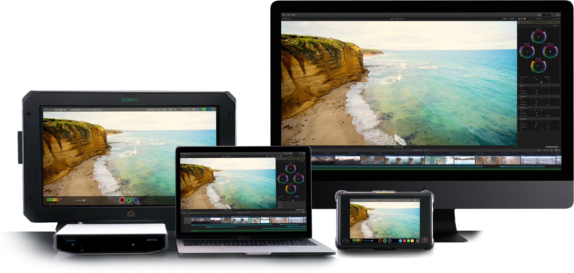 Final Cut Pro X - Atomos (2424x1154), Png Download