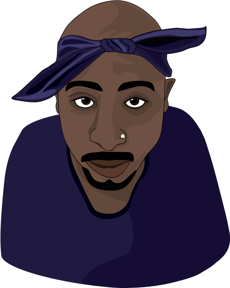 Free Download Tupac Http Gplus To - Tupac Fan Art (828x965), Png Download