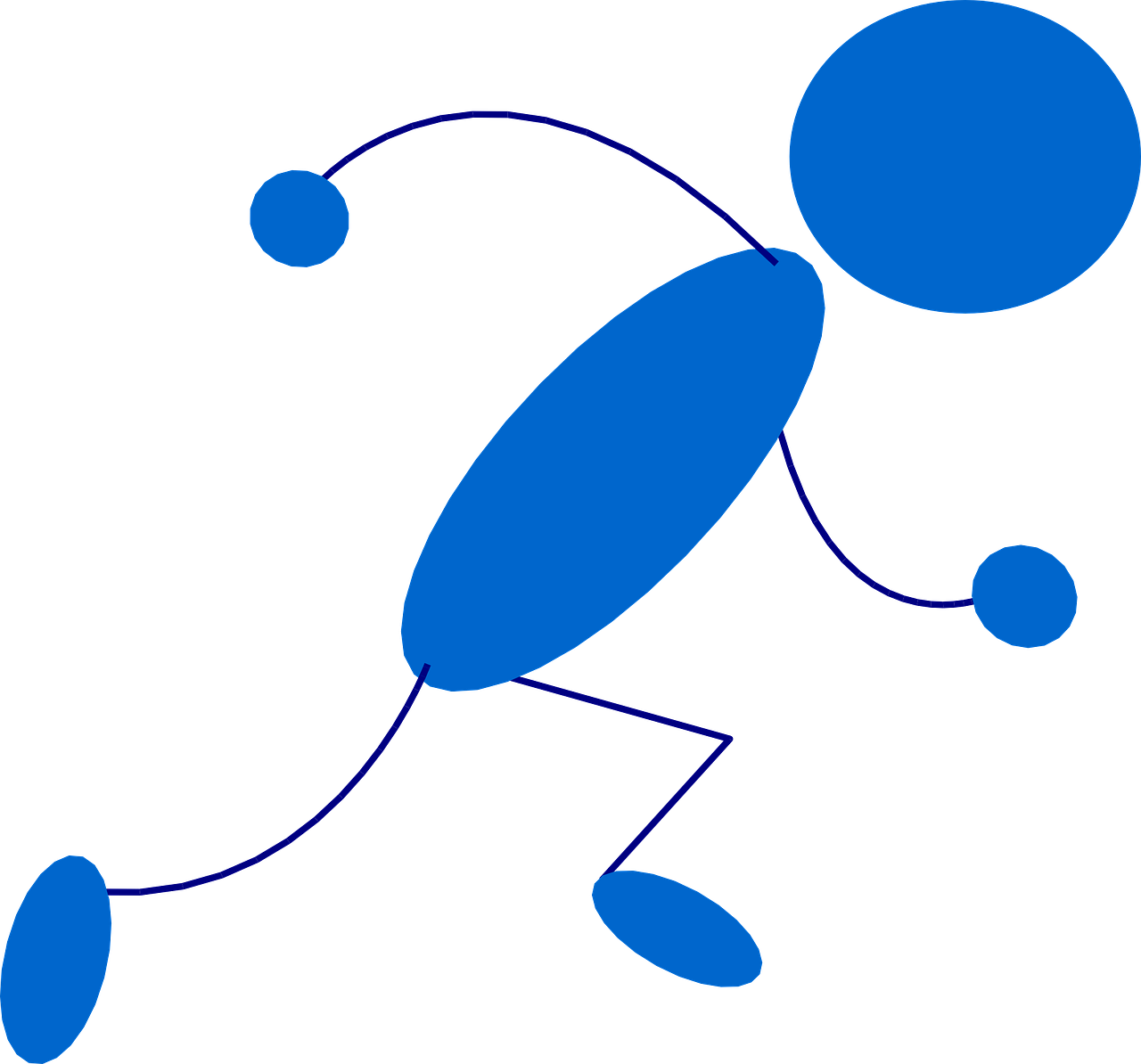 Stickman,stick Figure,matchstick - À Vos Marques Prêt Partez (1280x1194), Png Download