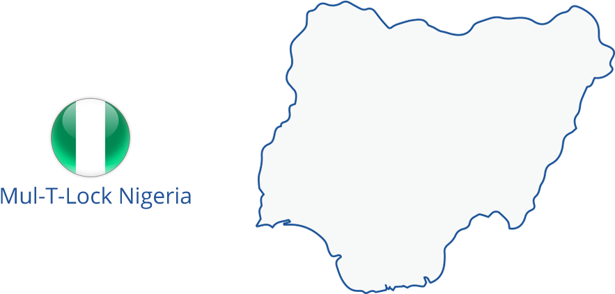 Mul T Lock Nigeria - Nigeria (1000x435), Png Download