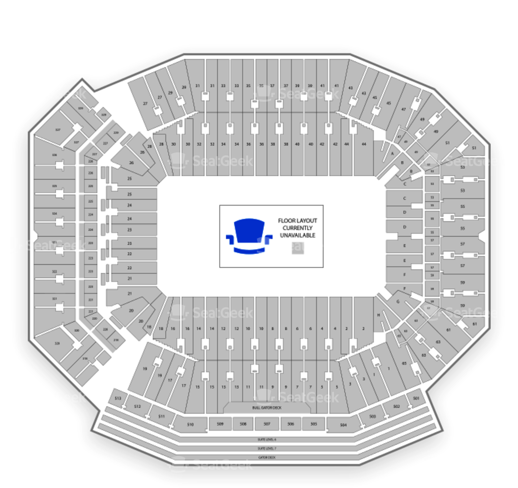 Ben Hill Griffin Stadium Section 19 (1024x1024), Png Download