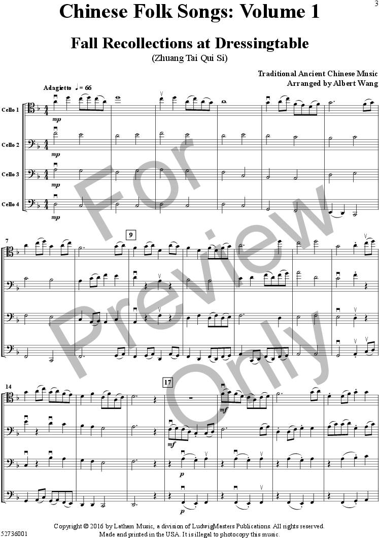 1 Thumbnail Chinese Folk Songs Vol - Hymn (864x1152), Png Download