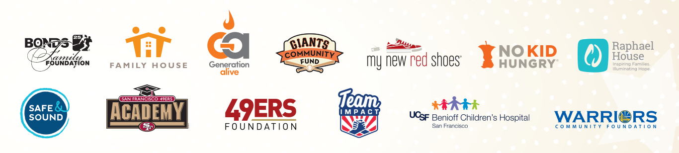 Beneficiaries - Giants Community Fund (1366x308), Png Download