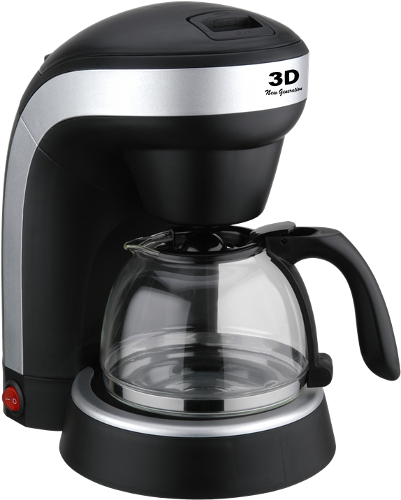 Cm-678 - Coffee Maker 3d Png (600x757), Png Download