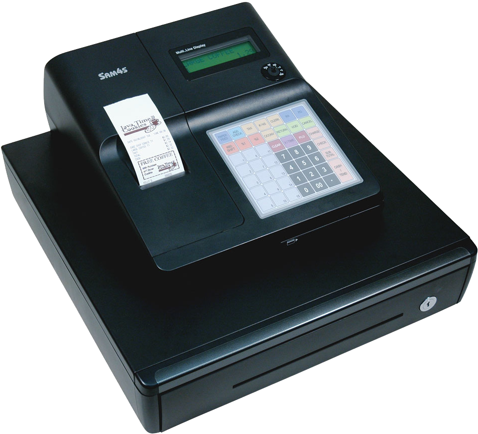 Er-285 Cash Register - Sam4s - Samsung Er-285m Cash Register (1000x892), Png Download