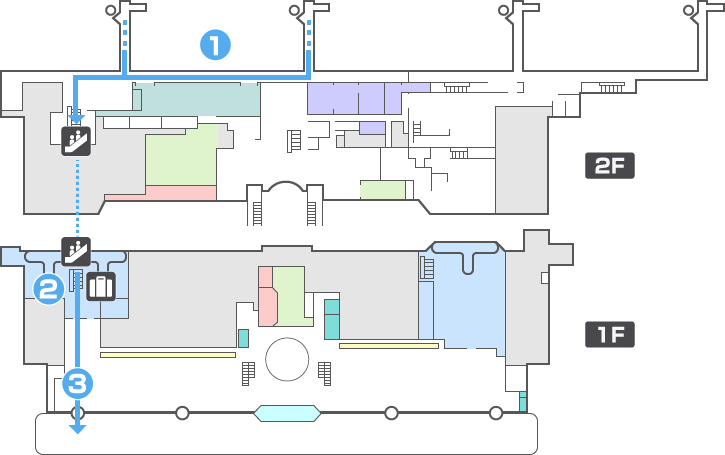 Arrival Procedure For Domestic Flights - Check In Counters In Procedure (725x455), Png Download