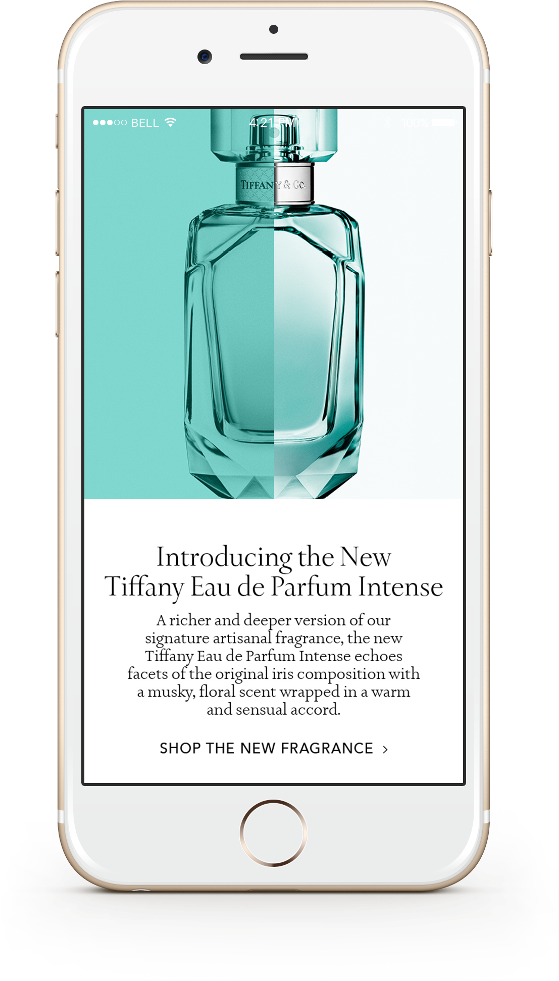 Tiffany & Co - Tiffany & Co Eau De Parfum (1400x2300), Png Download