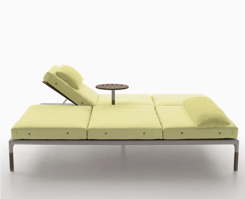 Outdoor Double Chaise Lounge (800x800), Png Download