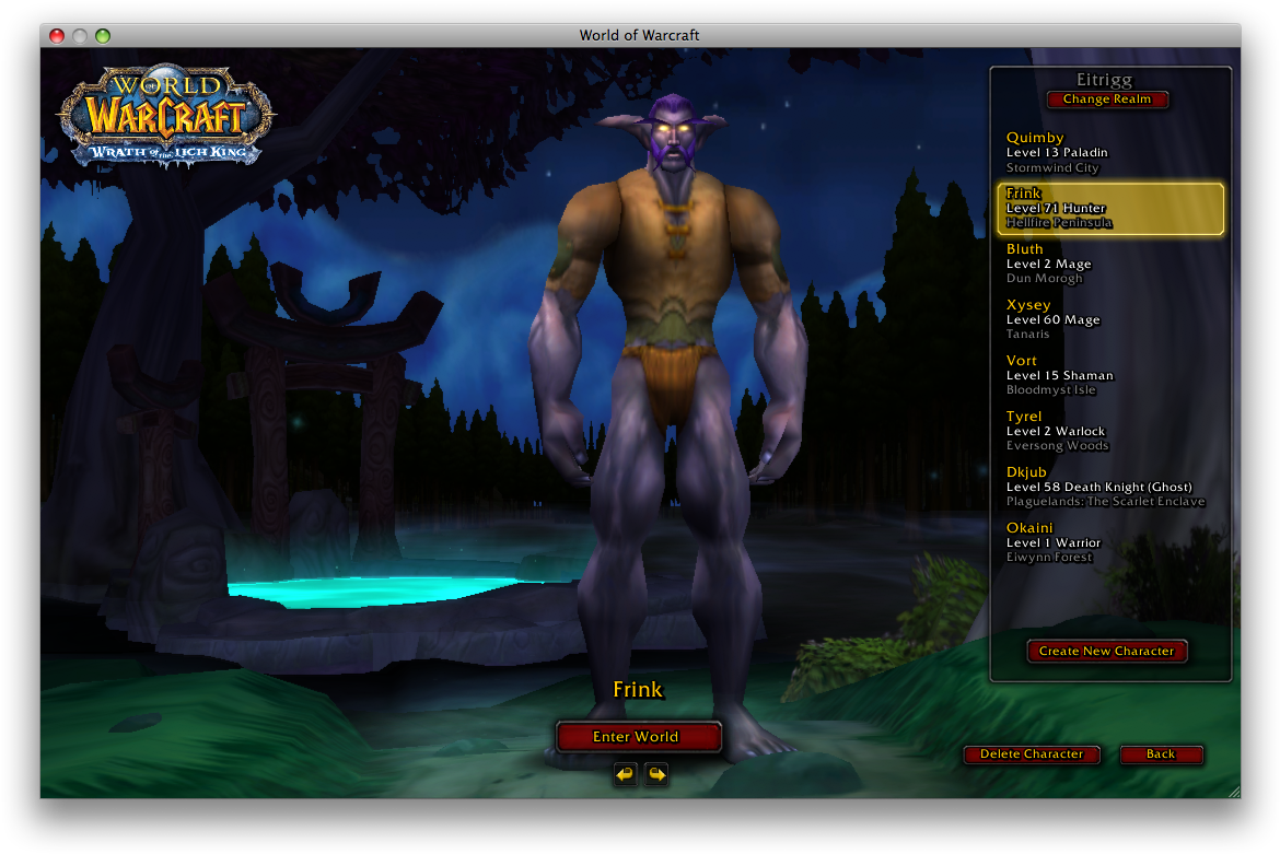 That's A Picture Of My Wow Character, Frink - World Of Warcraft (1177x788), Png Download