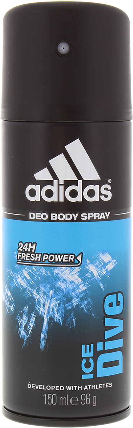 Adidas Body Spray Ice Dive 150ml (1500x1500), Png Download