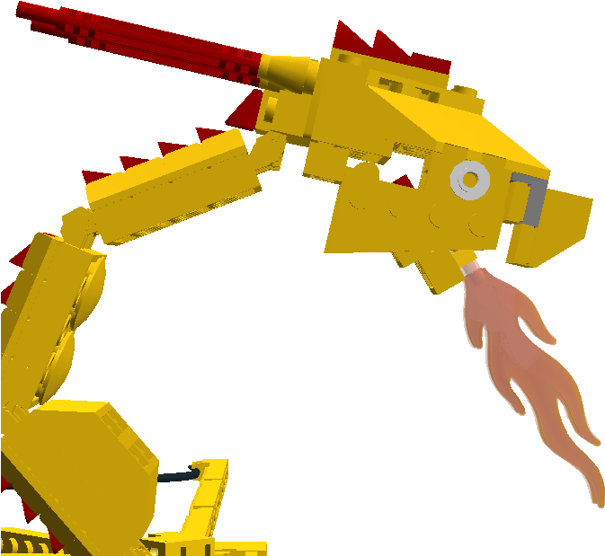 The Yellow Dragon - Illustration (1040x835), Png Download