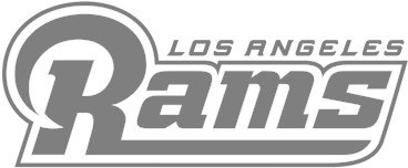 Clients - La Rams Black & White (800x400), Png Download