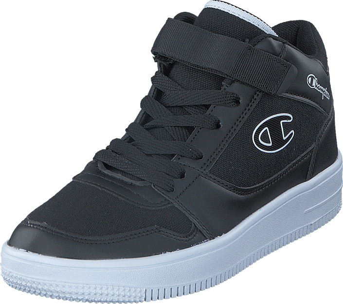 Champion Mid Cut Shoe Rebound Mesh New Black 58239-00 - Shoe (705x626), Png Download