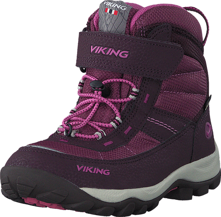 Viking Sludd El/vel Gtx Aubergine/plum 60015-53 Womens - Viking Sludd El/vel Gtx Aubergine/plum, Shoes, Boots, (705x693), Png Download