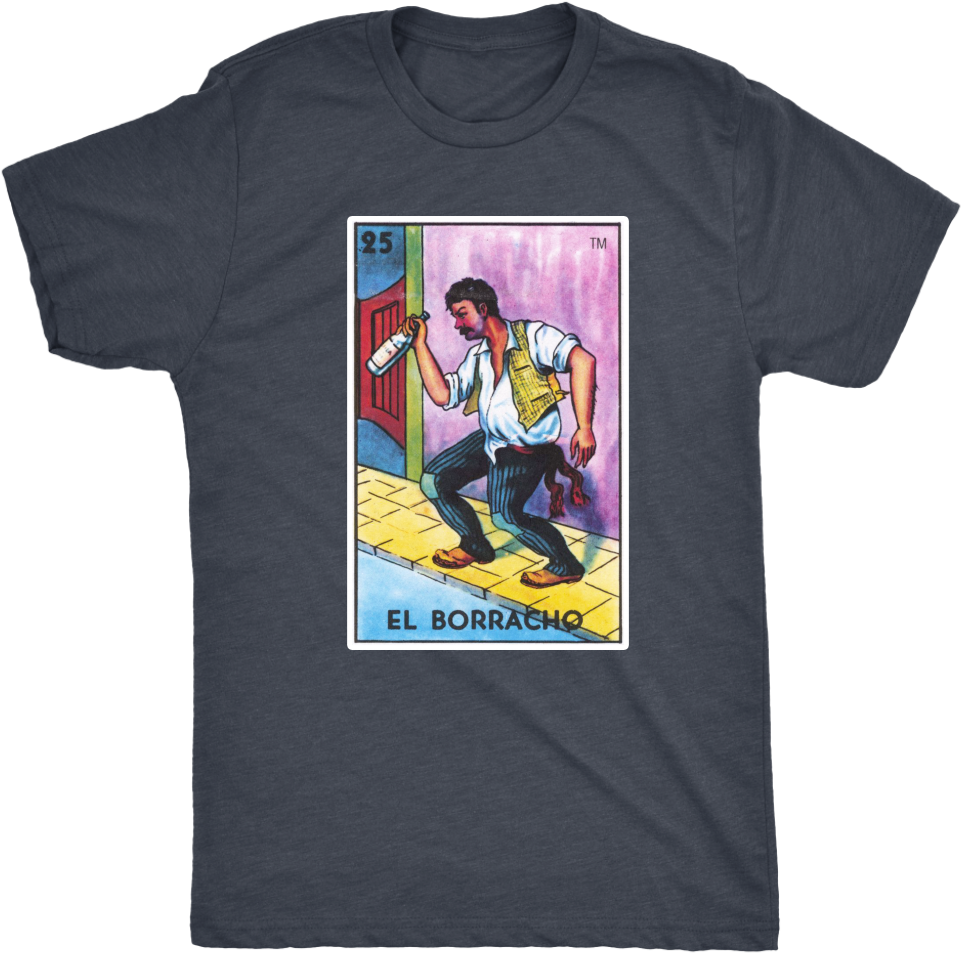 El Borracho Mens T-shirt - El Borracho / The Drunk (1024x1024), Png Download