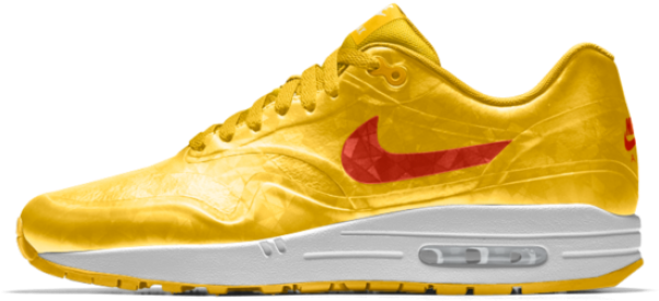 Nike Air Max 1 Hyp Id Tour Yellow/university Red/white - Nike Air Max 1 Hyp (700x850), Png Download