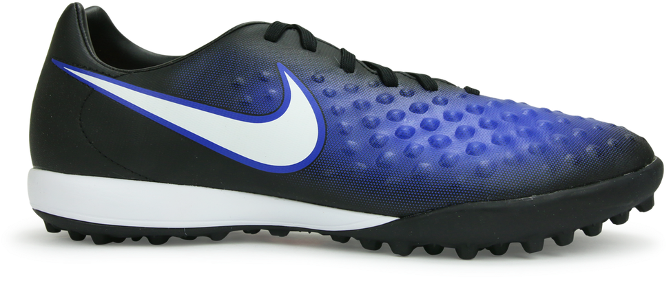 Nike Men's Magistax Onda Ii Df Turf Shoes Black/white/paramount - Nike (1000x781), Png Download