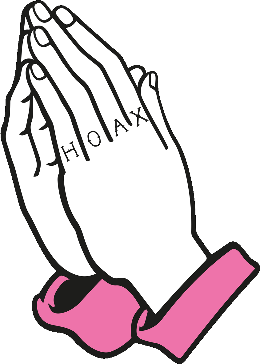 Pray Praying Hands Sticker By Saint Hoax - Hands Praying Gif (900x1273), Png Download
