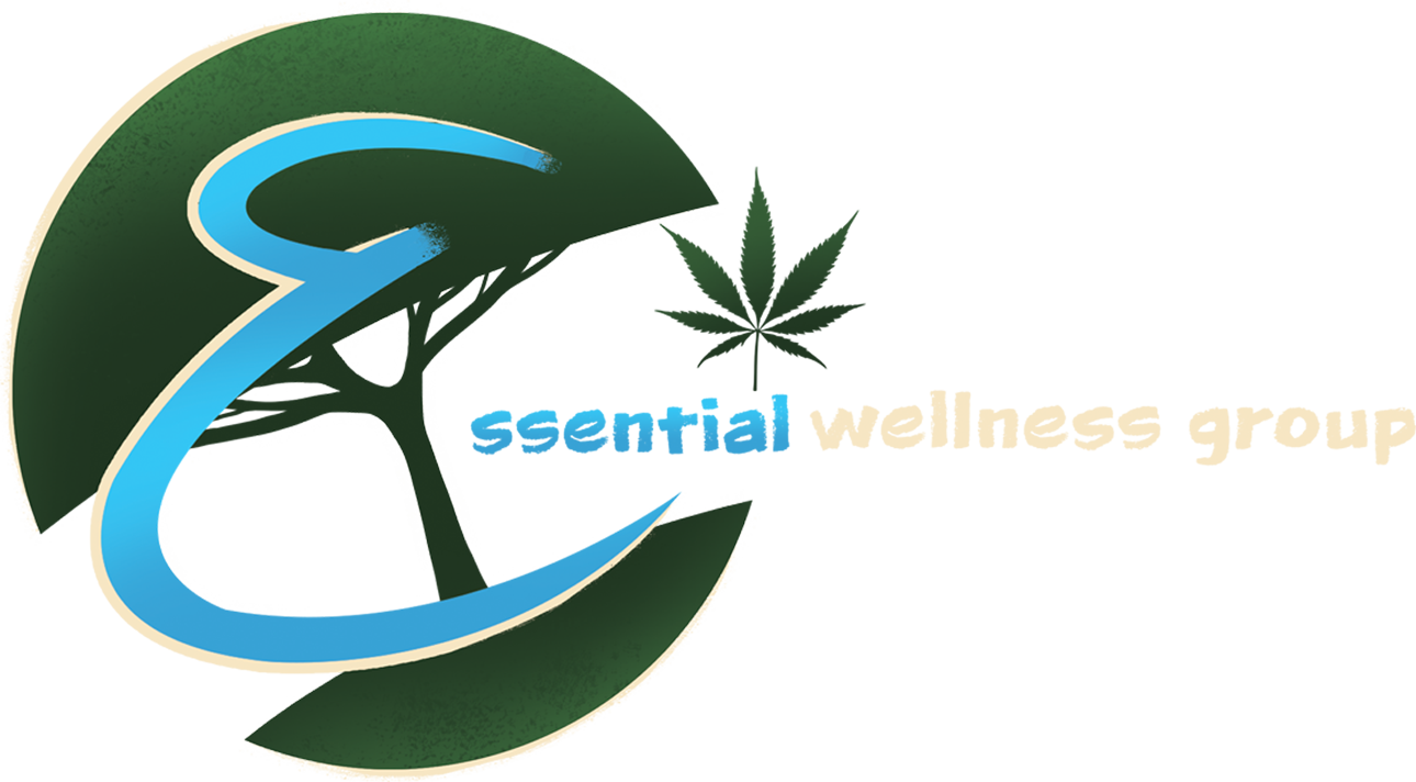 Essential Wellness Group Logo - Cannabis Leaf 5'x7'area Rug (1290x712), Png Download