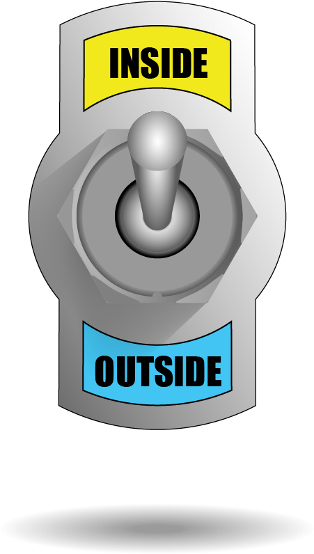 Cmj Inside Outside - Portable Network Graphics (943x943), Png Download