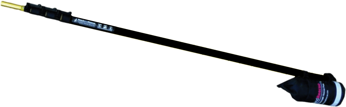 Carbon Fibre Telescopic Pole, Rescue Stick, Rescue - Seac Asso With Reducer (1200x442), Png Download