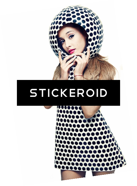 Ariana Grande - Colorful Blue Neon Trendy Polka Dots Pattern Trucker (478x649), Png Download