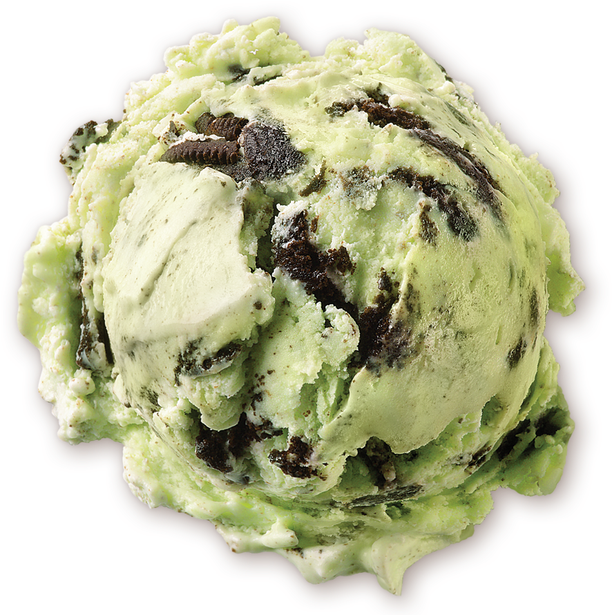 Homemade Brand Mint Cookies N Cream Ice Cream Scoop - Ice Cream Scoop Png (900x900), Png Download