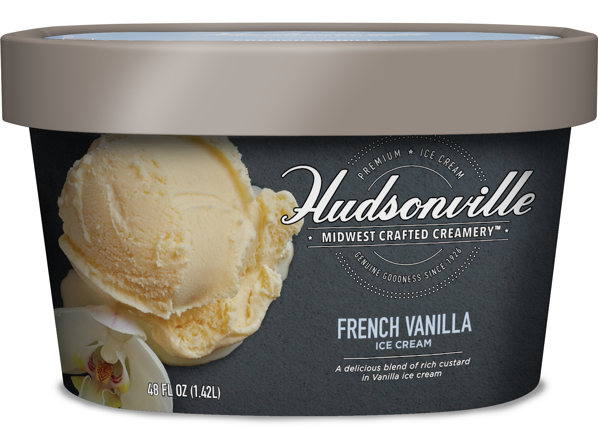 Available In 3 Gallon - Hudsonville Ice Cream Butter Pecan (2471x1769), Png Download