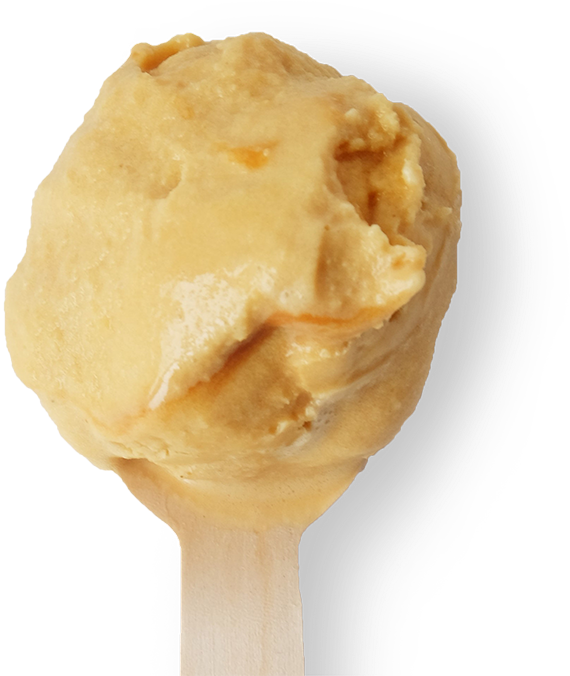 Salted Caramel Swirl - Ice Cream (700x700), Png Download
