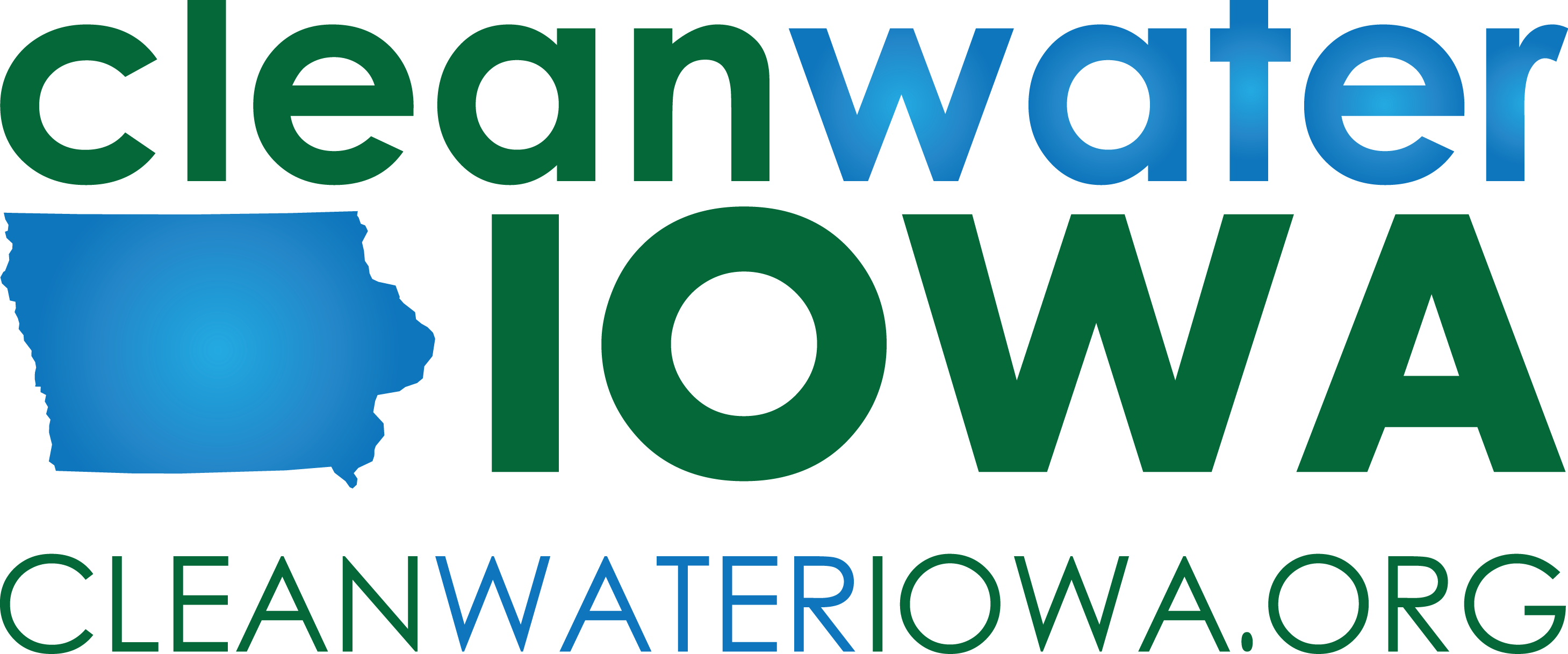 Reverse - Clean Water Iowa (2918x1217), Png Download