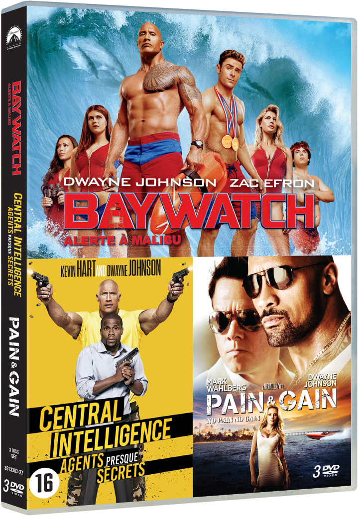 Rock Comedy Box 3d - Universal Pictures Central Intelligence Dvd (794x1080), Png Download