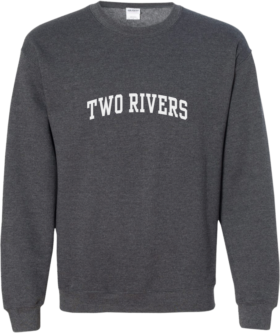 Two Rivers Middle School Sweatshirt With Two Rivers - T-shirt (1155x1155), Png Download