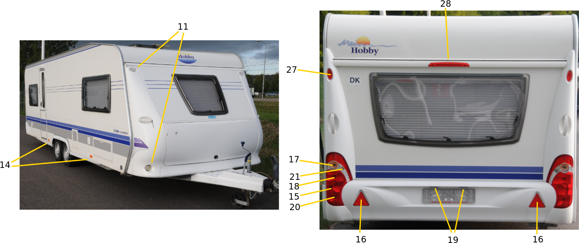 Open - Caravan Lights (2000x845), Png Download