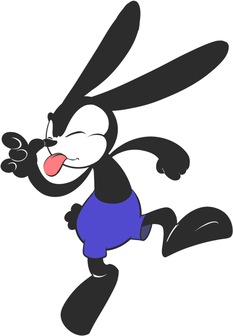 Oswald The Lucky Rabbit Png Clipart - Oswald The Rabbit Art (800x1085), Png Download