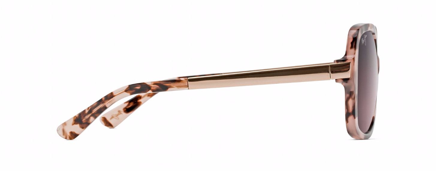 Maui Jim Melika 760 Sunglasses<span>- Pink Tortoise - Sunglasses (1454x695), Png Download