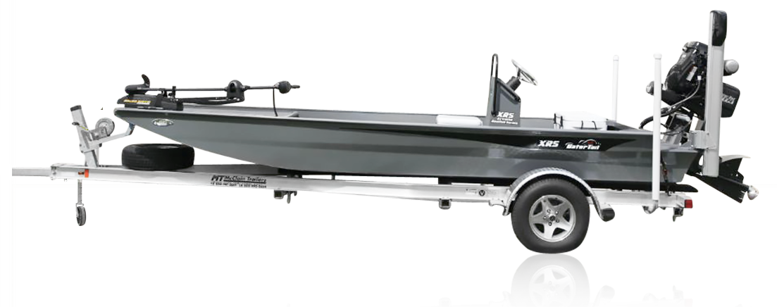 Redfish Series - Gator Tail Boat (1103x436), Png Download