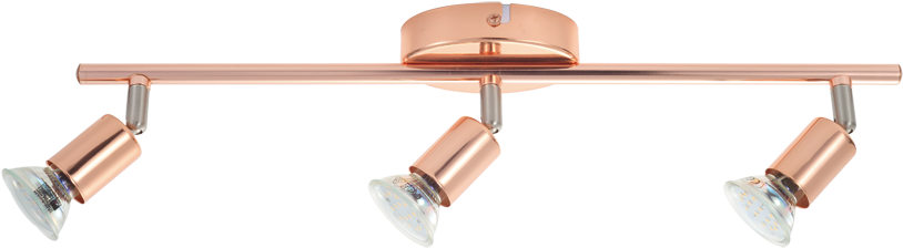 Copper Track Lighting Eglo 94774 Buzz Copper Copper - Eglo Lighting 94774 Buzz-copper Spotlights Copper (827x827), Png Download